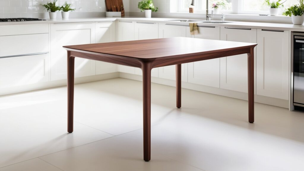 table de cuisine en bois moderne